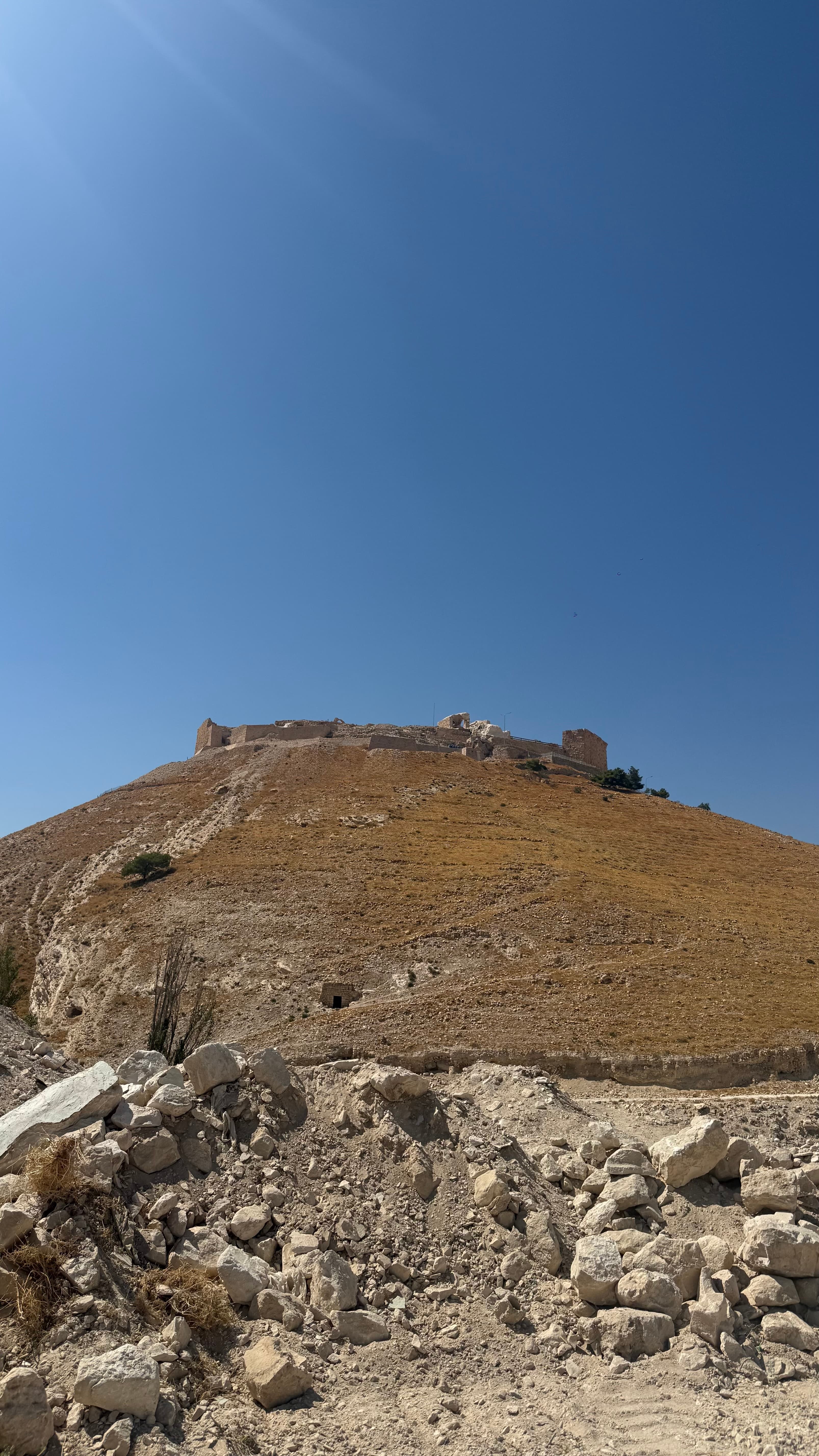 A Crusader-era castle in the hills of Jordan's Holy Land