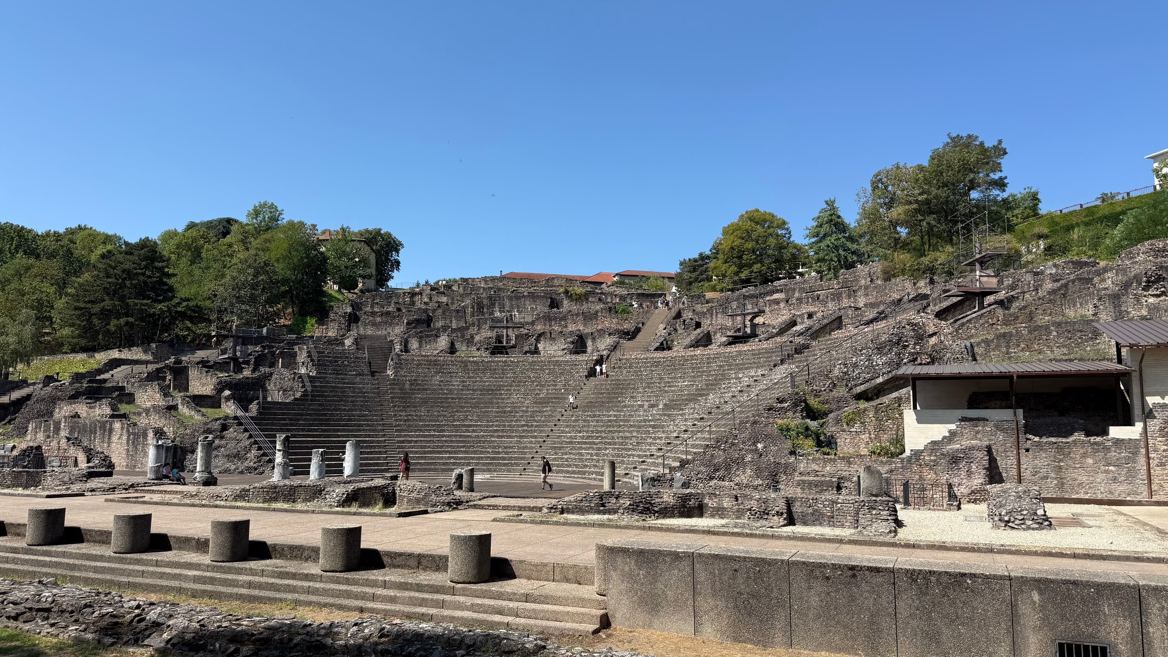 The Grand Theatre of Lugdunum, the oldest Roman theatre in France