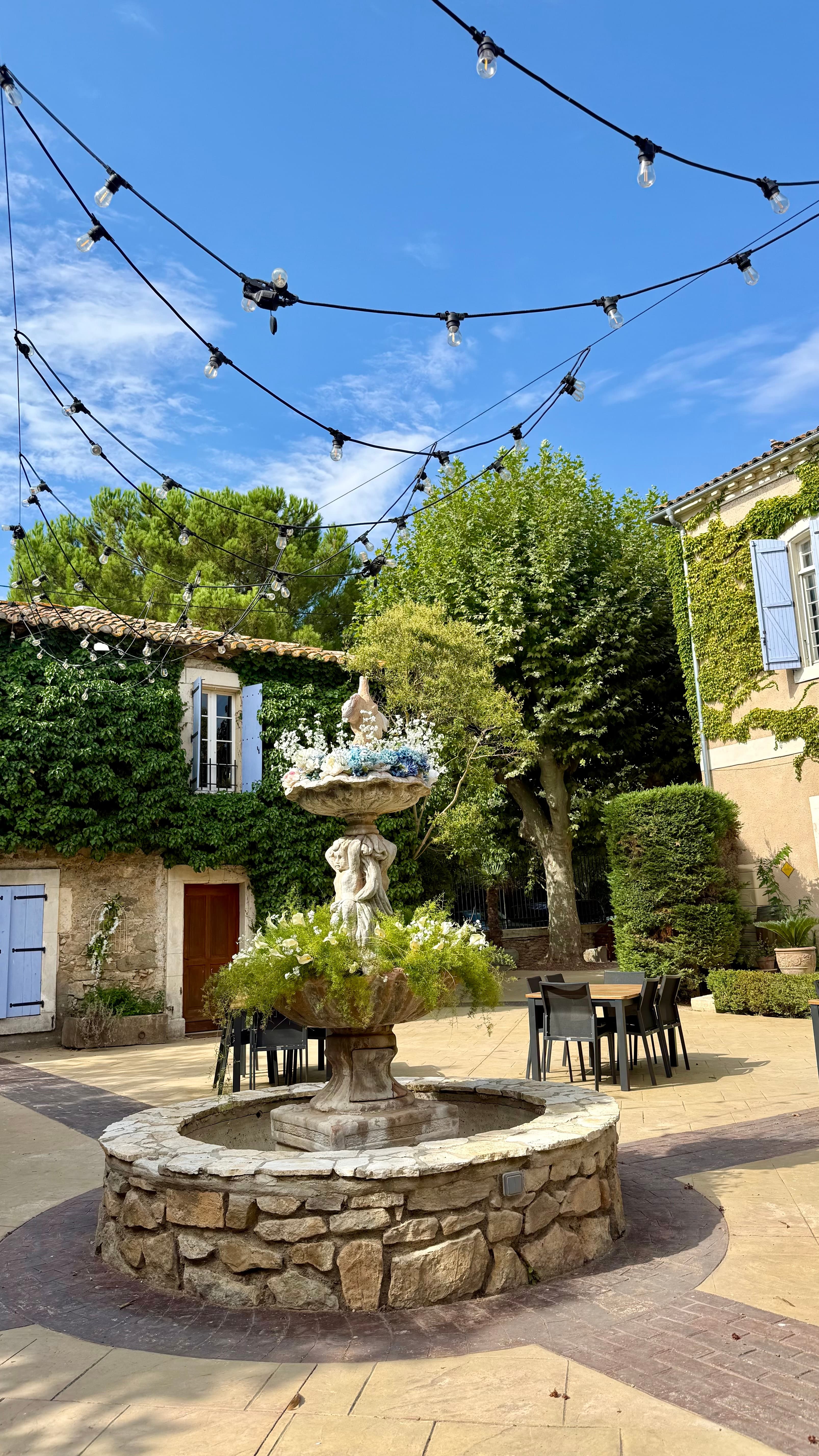 The Château du Puits es Pratx wine estate in the Minervois country north of Narbonne
