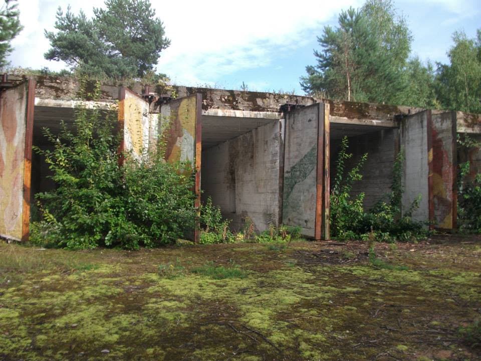 Abandoned Soviet military ruins in the forest east of Tallinn