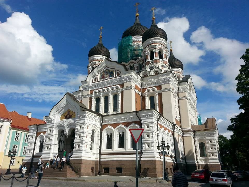 Alexander Nevsky Cathedral on Toompea Hill in Tallinn's old town