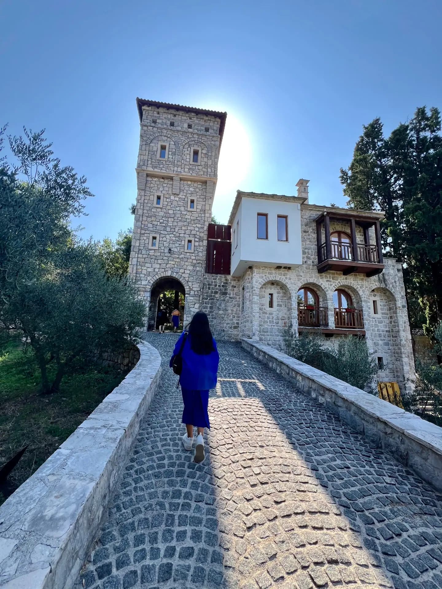Hilltop monastery overlooking Trebinje and the valley